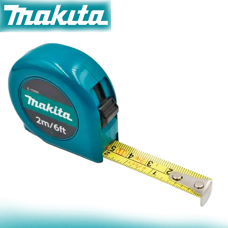 Tape Dispenser Weighted - マキタ E-10590 巻尺 2M コーティング強化保護耐久性コンパクト測定ツール