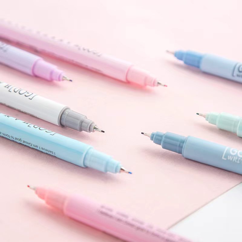 8 色 0.4 ミリメートル極細カラーペン水性ジャーナルプラ - Correction Pen Fine のレビューと価格