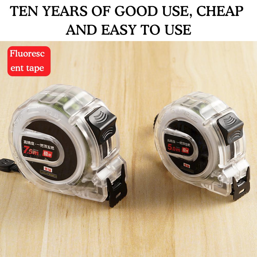 セルフロック蛍光テープメジャー、高精度、厚手の耐摩耗性、落下 - Tape Dispenser Weighted のレビューと価格