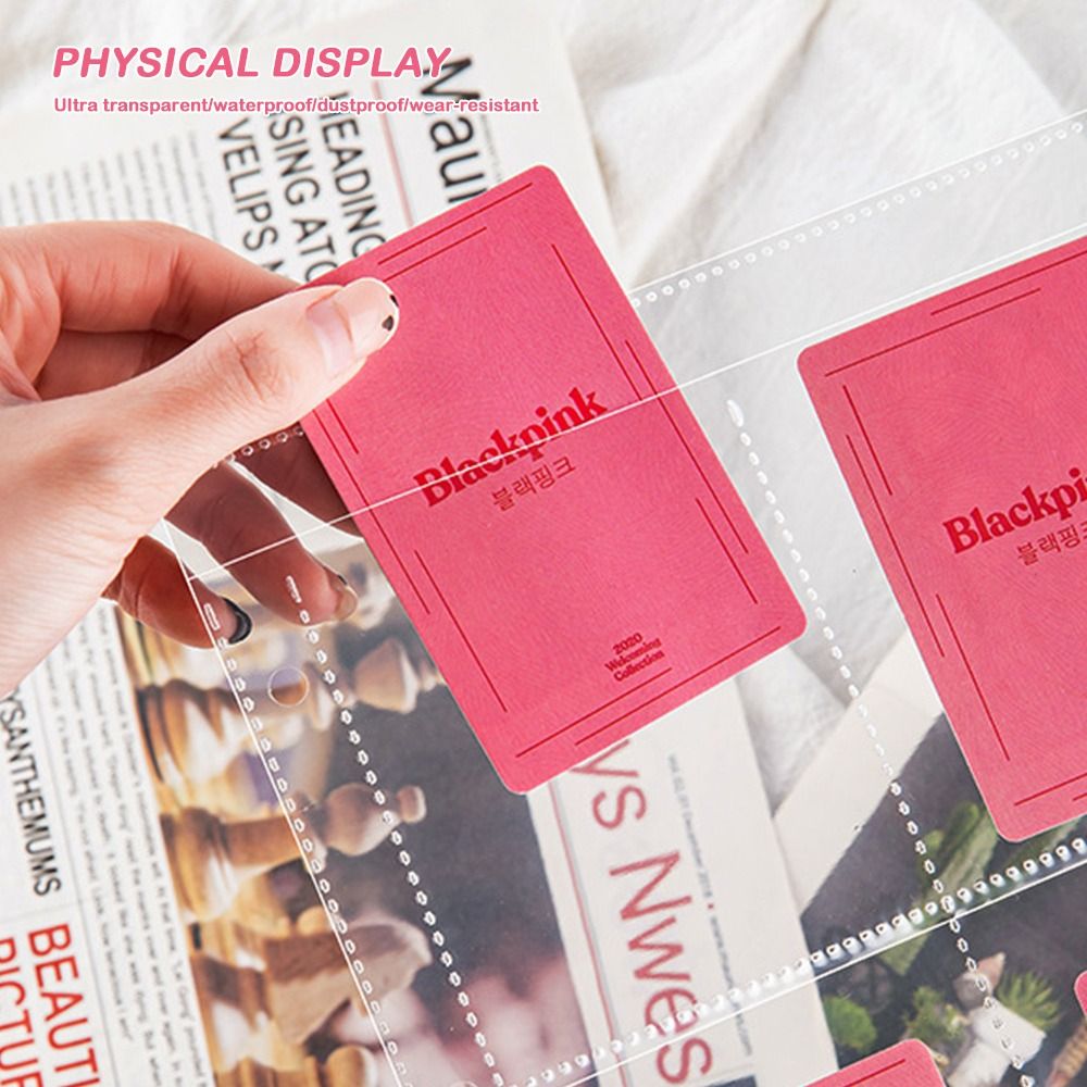 10 個透明 A4 Kpop フォトカードバインダー PP  - Binder A4 Lever のレビューと価格