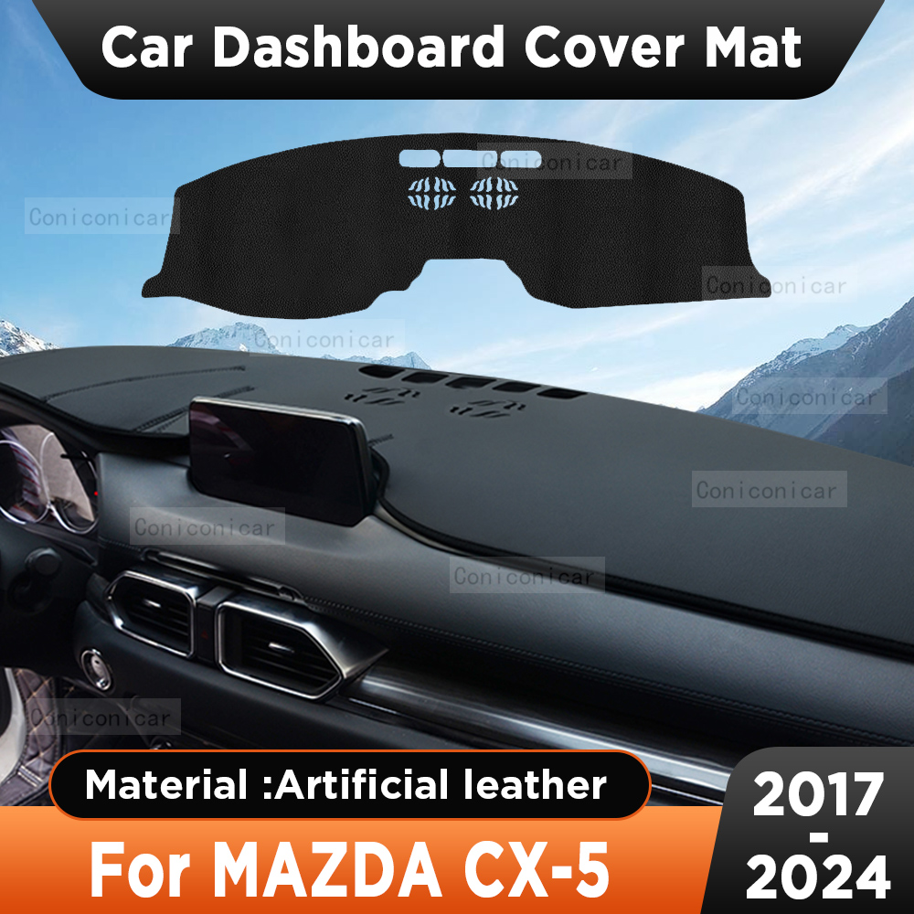 人工皮革のダッシュボードカバー,車のダッシュボードアクセサリ - Leather Desk Pad のレビューと価格
