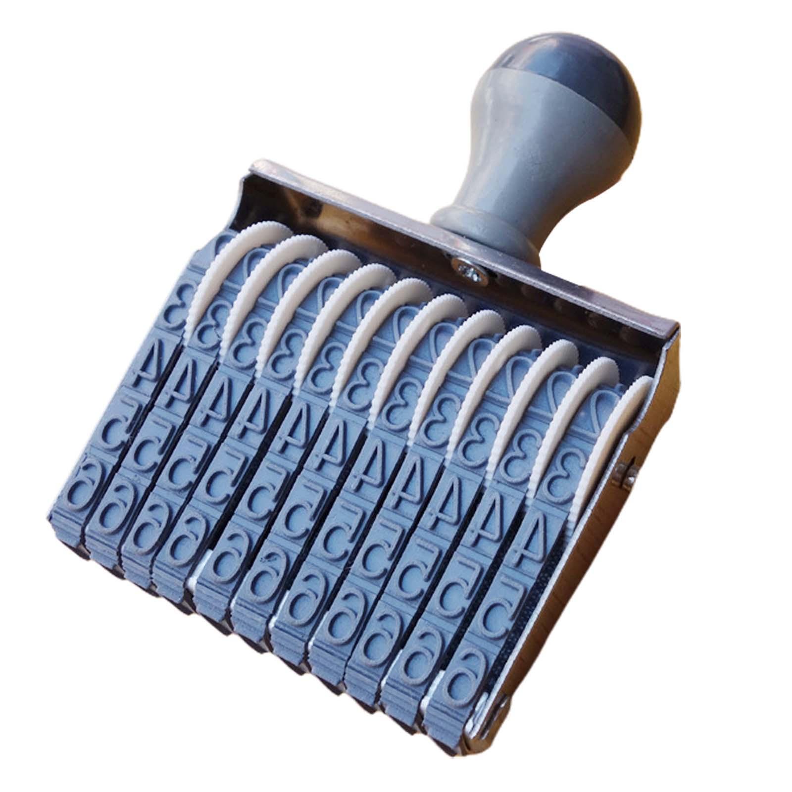ゴム製ナンバースタンプローラー日付スタンプ 11 バンド商用 - Rubber Date Stamp のレビューと価格