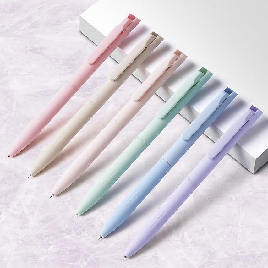 6色カラーゲルペン、メモ取り用、パステルゲルペン、速乾性、汚 - Correction Pen Fine のレビューと価格