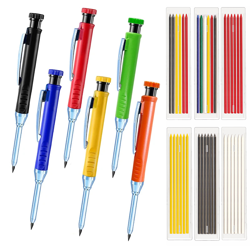 6 色木工自動鉛筆 2.8 ミリメートル金属深穴シャープペン - Staedtler Pencil Lumocolor のレビューと価格