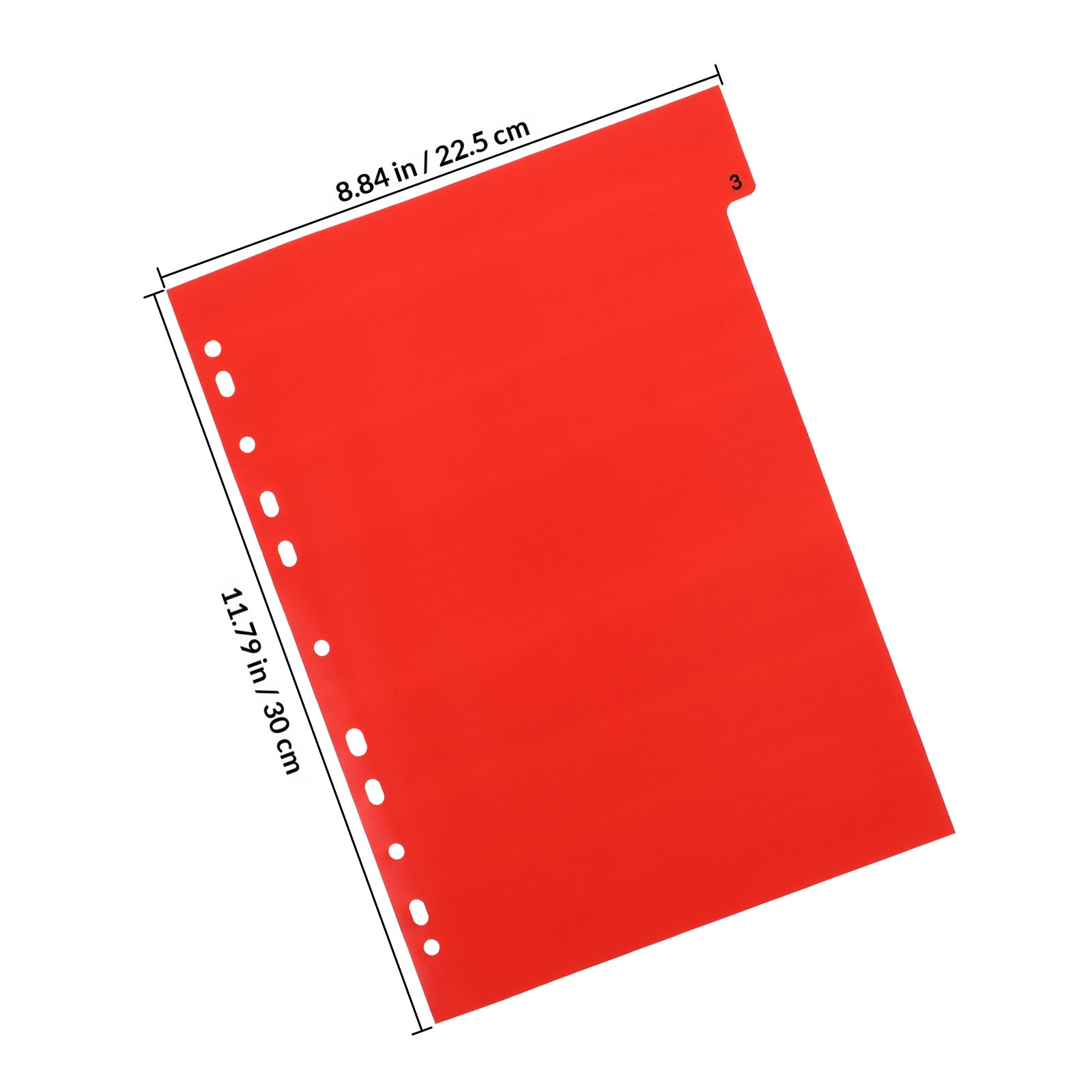 20ページA4カラフルプラスチックタブディバイダー、バインダ - Tab Divider A4 のレビューと価格